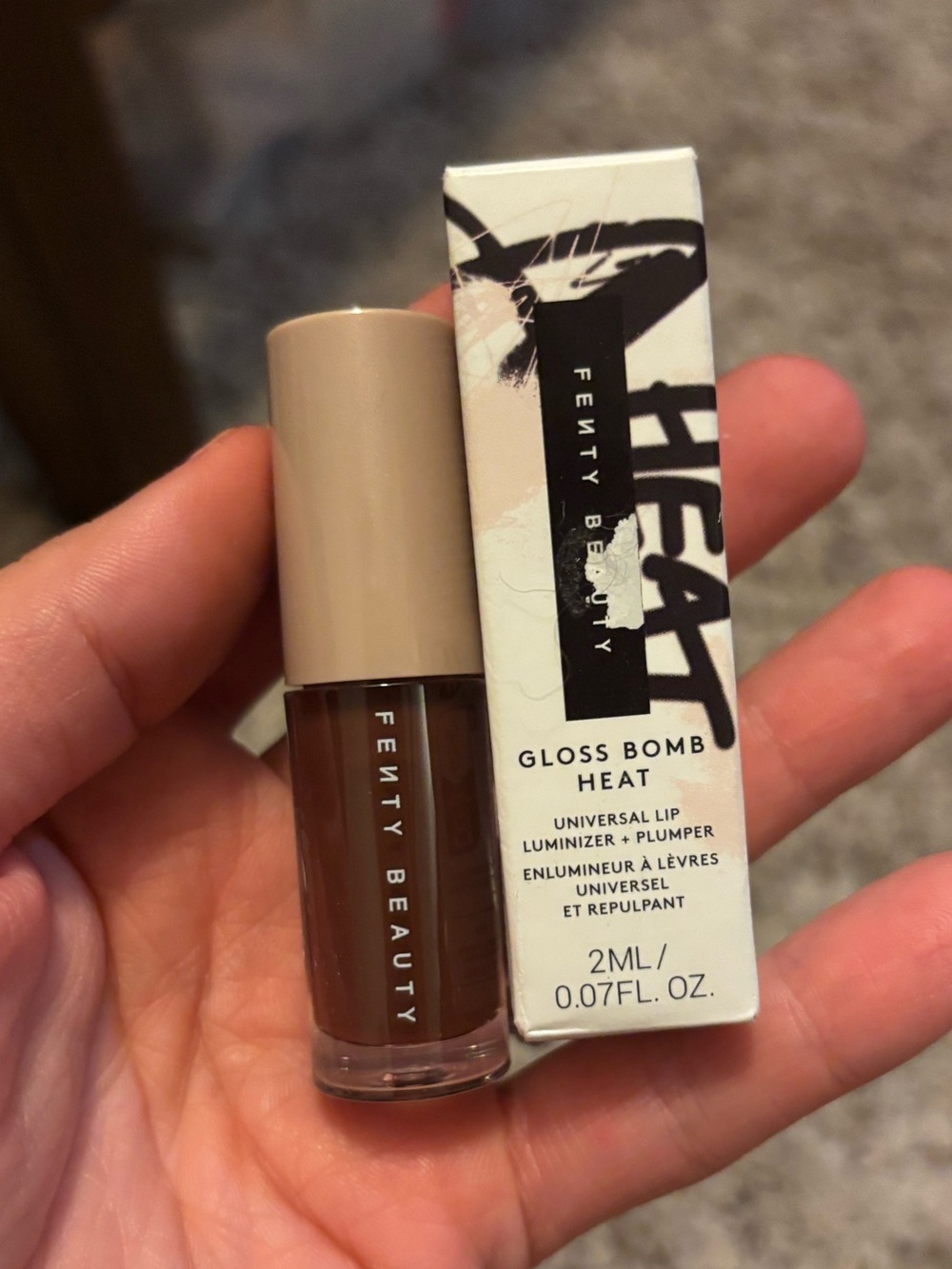 Fenty Beauty Gloss Bomb Lip Luminizer - Heat (Warm Brown)